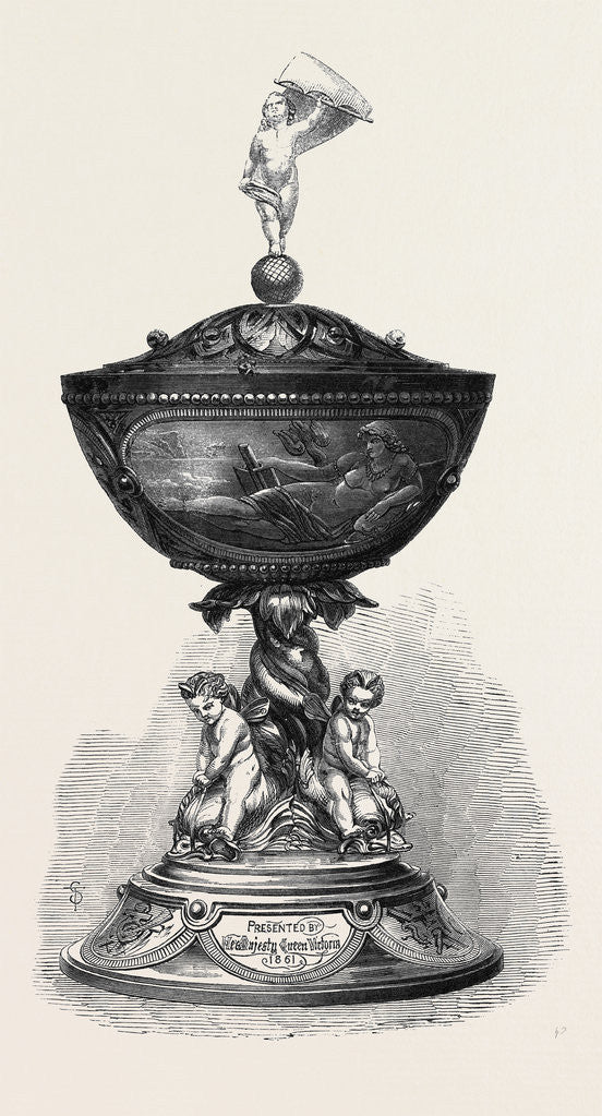 Detail of The Queen's Cup Won by Mr. Johnson's Audax at the Royal Western Yacht Club Regatta by Anonymous