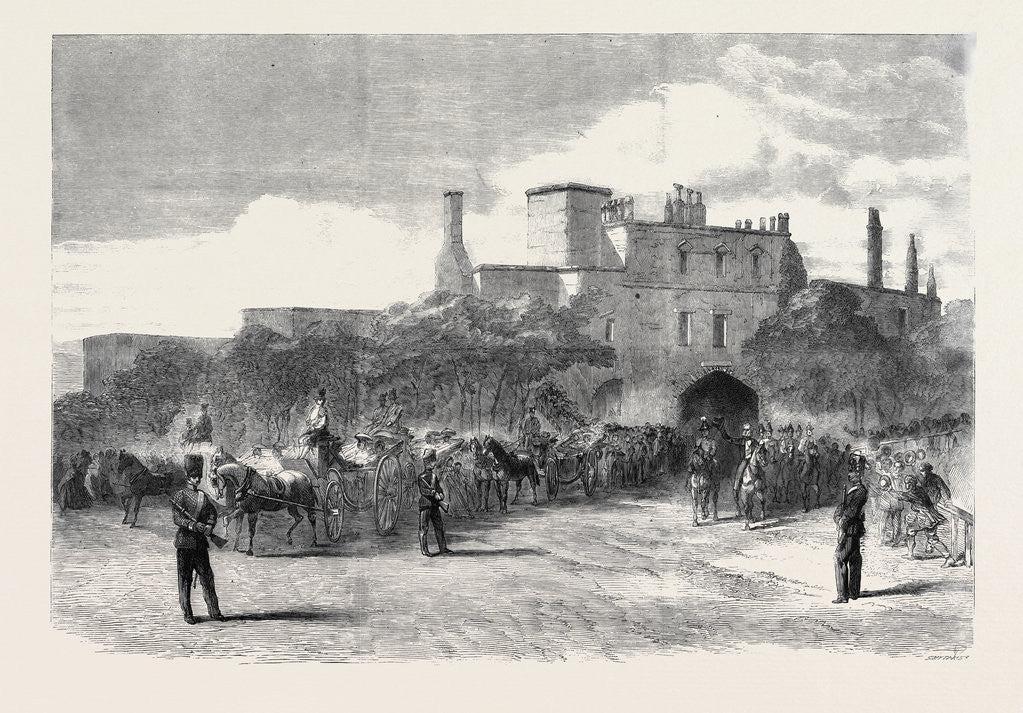 Detail of The Installation of Lord Palmerston As Lord Warden of the Cinque Ports: Arrival of His Lordship at Dover Castle by Anonymous