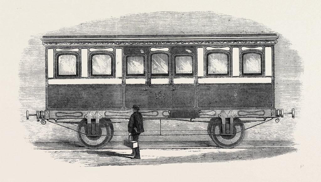 Detail of Her Majesty's Carriage on the London and North-Western Railway by Anonymous