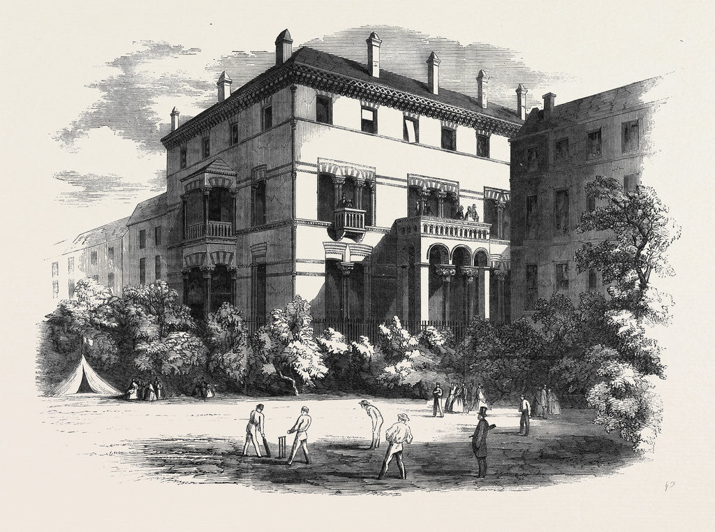 Detail of Her Majesty's Visit to Ireland: New Clubhouse Kildare Street Dublin by Anonymous