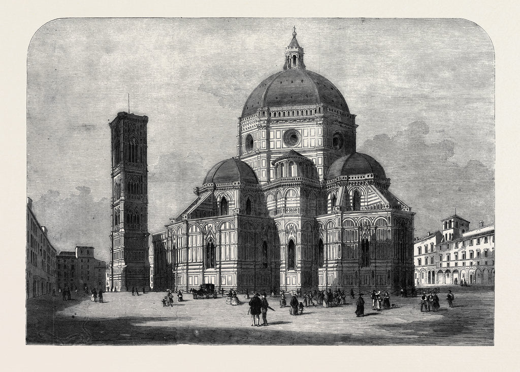 Detail of Santa Maria Del Fiore the Cathedral of Florence by Anonymous