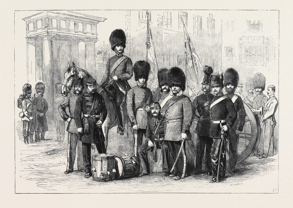 Detail of Officers and Privates of the Hon. Artillery Company of London by Anonymous