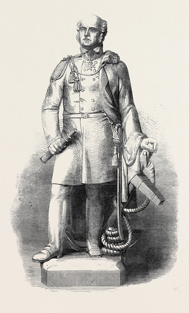 Detail of Statue of Sir John Franklin to Be Erected at Spilsby Lincolnshire by Anonymous