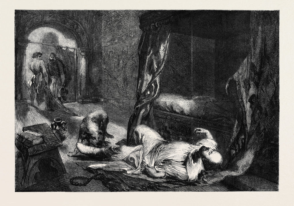 Detail of The Death of William the Conqueror by Anonymous
