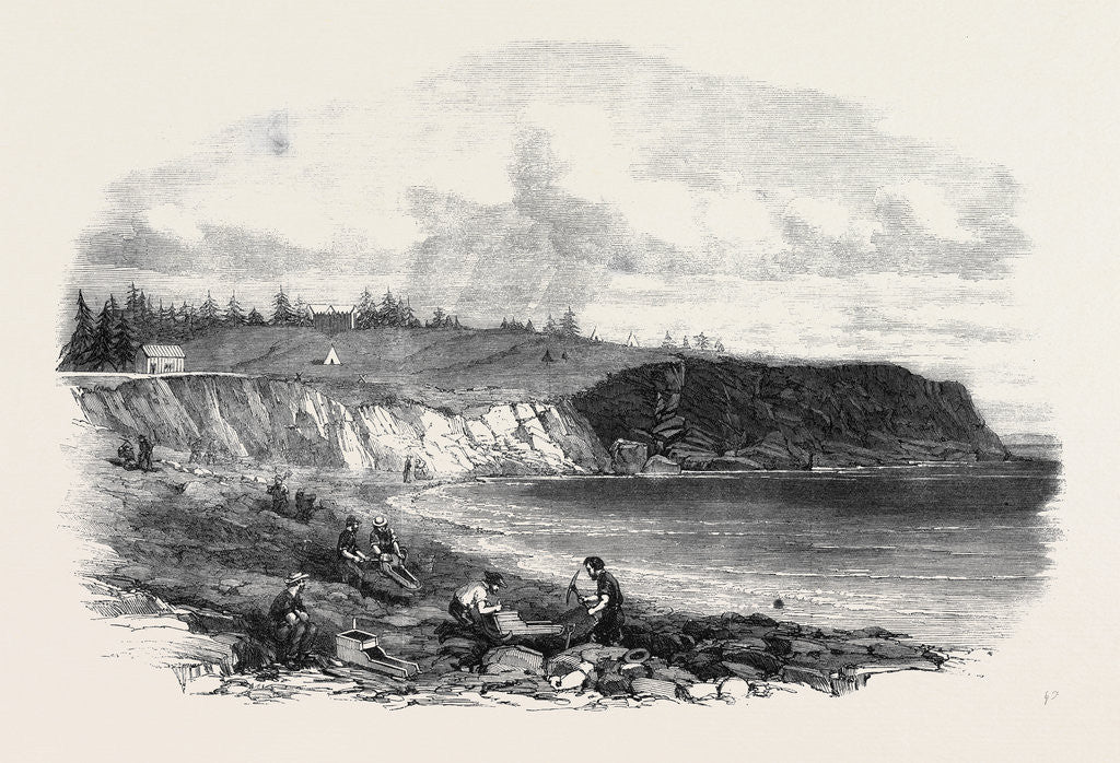 Detail of Goldwashing Near Lunenburg the Nova Scotian Goldfields by Anonymous