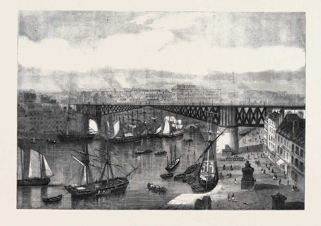 Detail of Monster Swing Bridge at Brest France by Anonymous