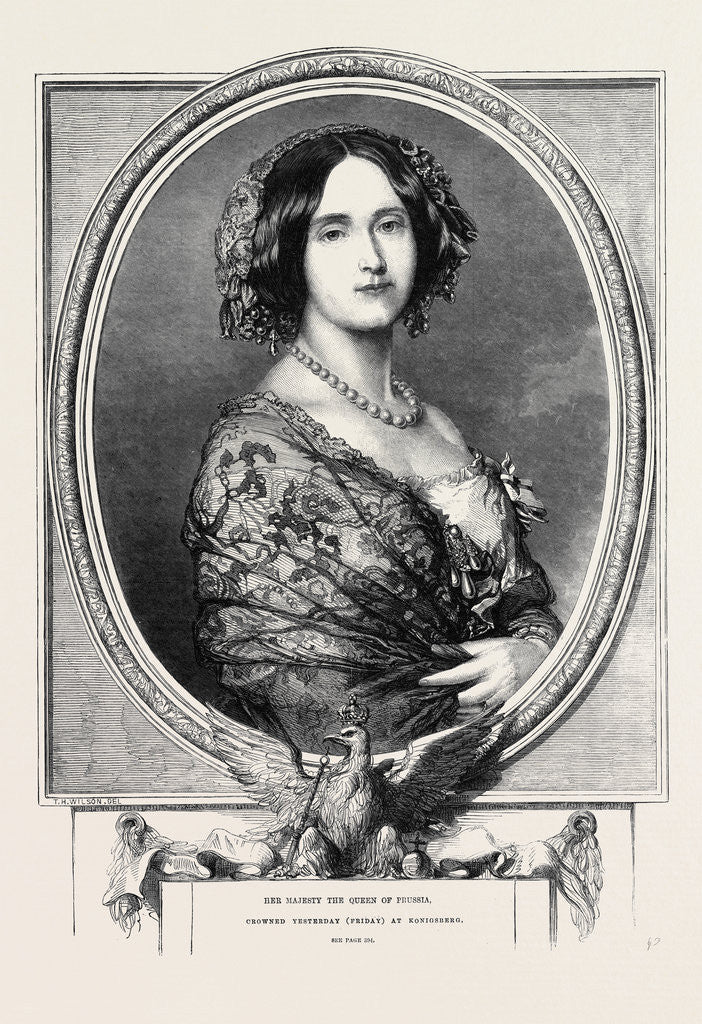 Detail of Her Majesty the Queen of Prussia Crowned Yesterday (Friday) at Königsberg October 19 1861 by Anonymous