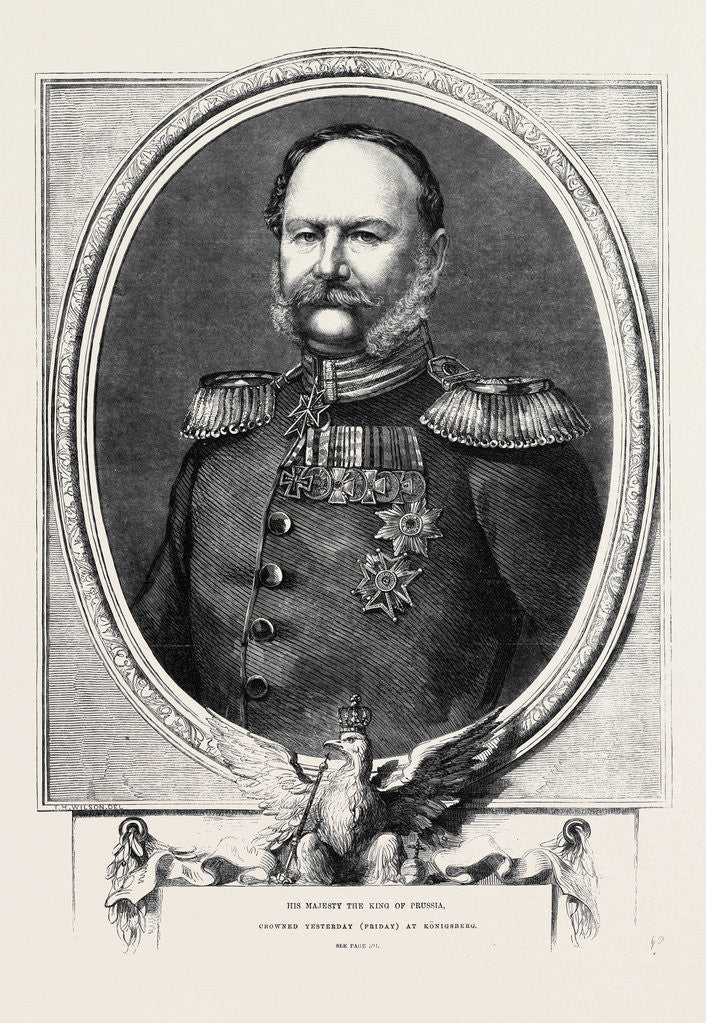 Detail of His Majesty the King of Prussia Crowned Yesterday (Friday) at Königsberg October 19 1861 by Anonymous