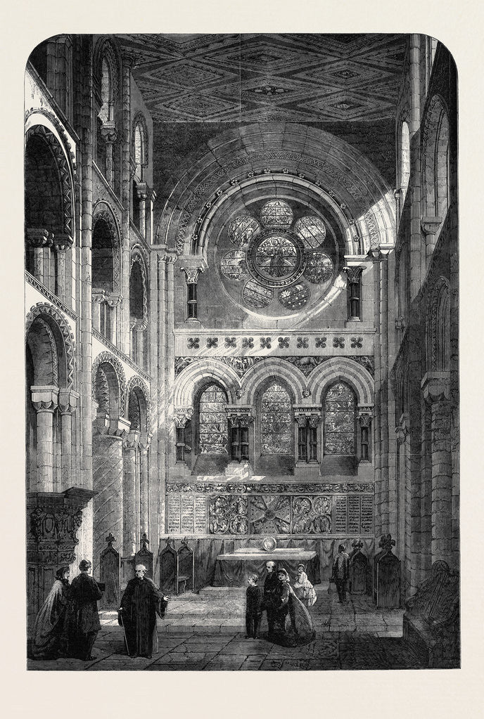 Detail of The Abbey Church of Waltham Holy Cross: The New East End by Anonymous