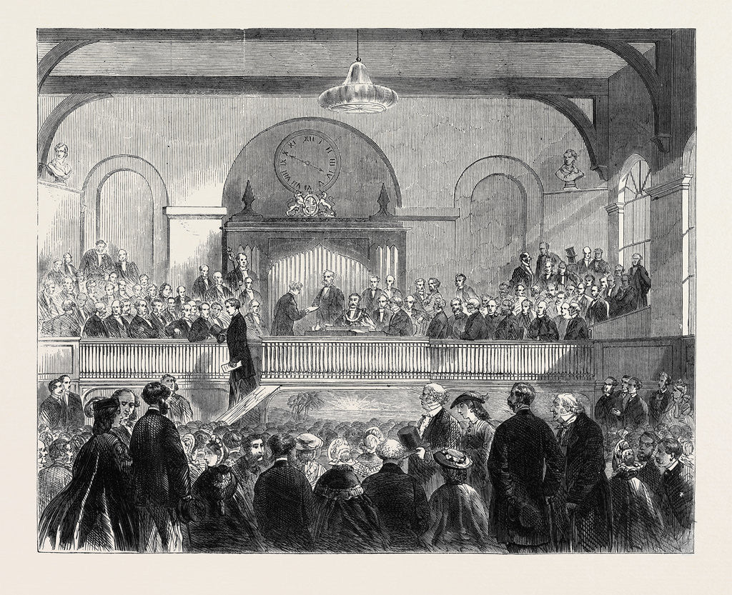 Detail of Lord Palmerston Distributing Certificates to the Successful Candidates in the Recent Oxford Middle-Class Examinations at Southampton by Anonymous