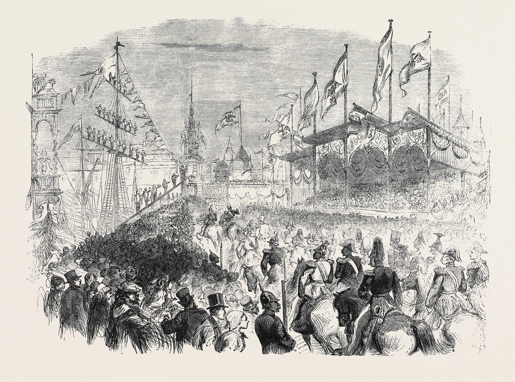 Detail of Entry of the King of Prussia Into Königsberg: The Procession at the Grüne Thor by Anonymous