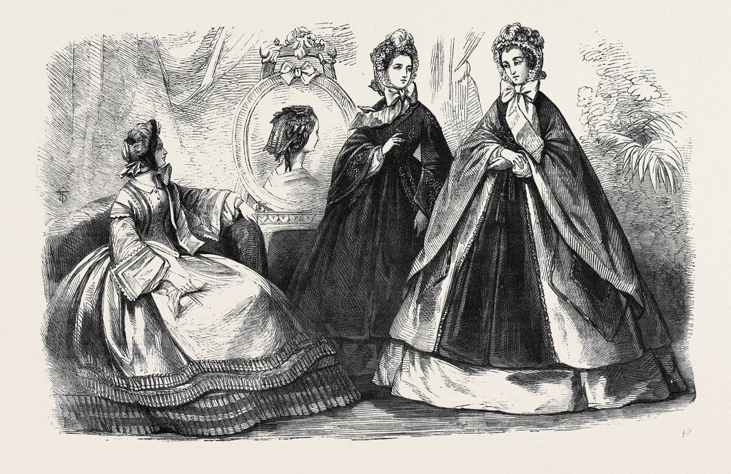 Detail of Paris Fashions for November by Anonymous