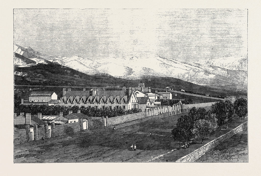 Detail of The Residence of Brigham Young at the Great Salt Lake City Utah. by Anonymous