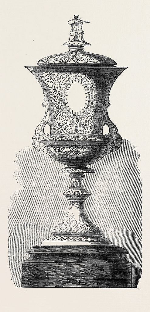 Detail of Challenge Cup Presented by the Prince of Wales to the Cambridge University Rifle Corps by Anonymous