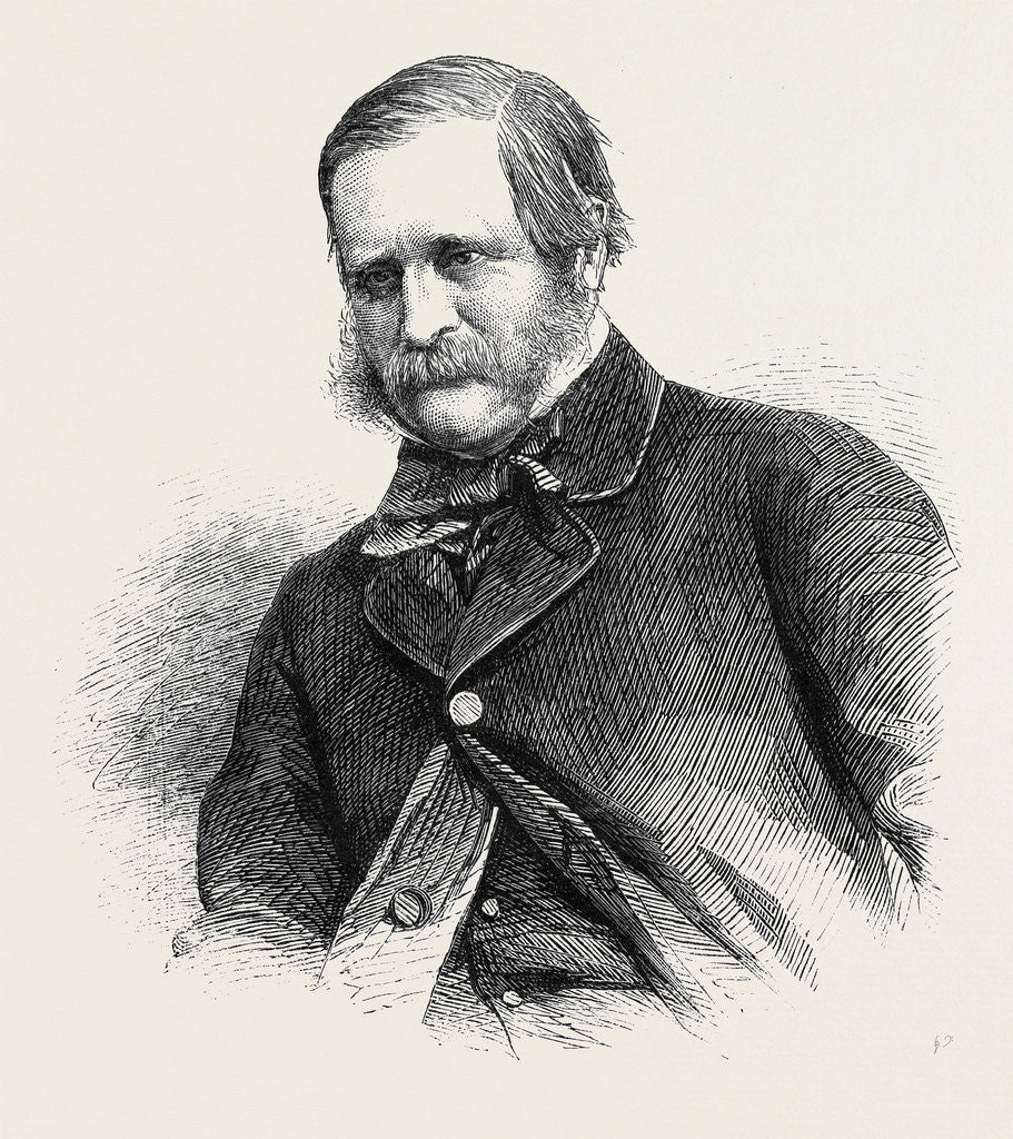 Detail of W. Fox Esq. Colonial Secretary and Prime Minister of New Zealand by Anonymous