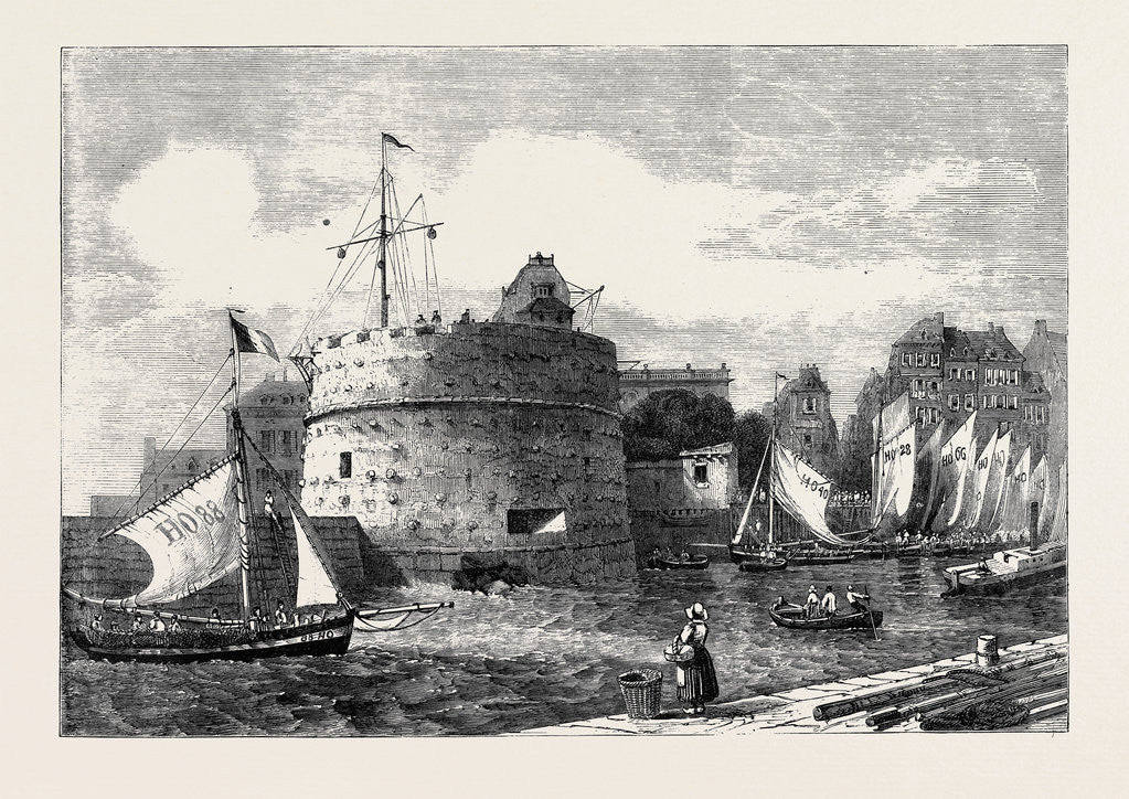 Detail of Tower of Francis I at Havre in Course of Demolition to Improve the Entrance to the Harbour by Anonymous
