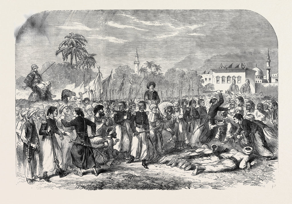 Detail of The Doseh an Annual Religious Ceremony at Cairo by Anonymous