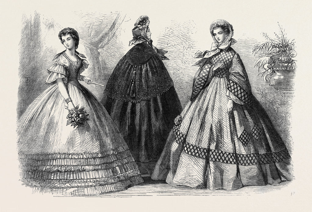 Detail of Paris Fashions for December by Anonymous