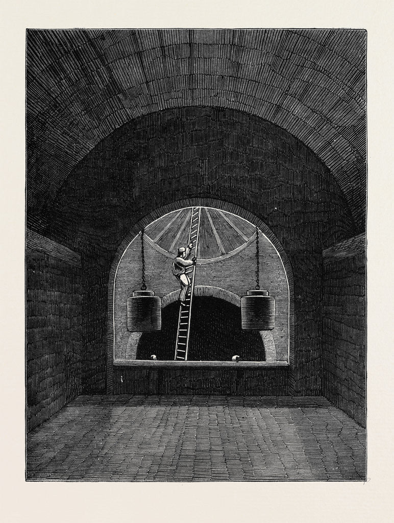Detail of The Penstock Chamber at Old Ford London Main Drainage by Anonymous