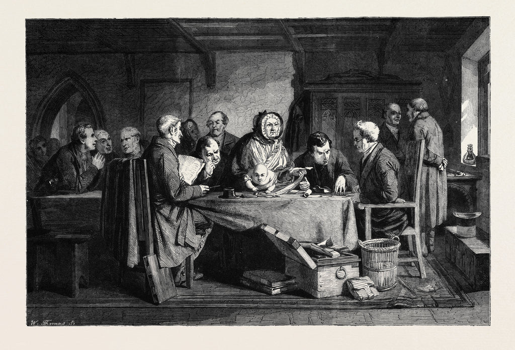 Detail of The Foundling, in the National Gallery South Kensington Museum by Anonymous