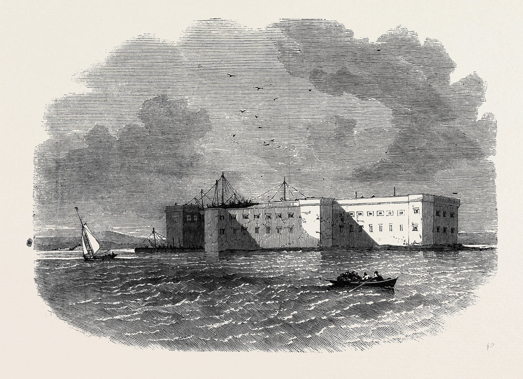 Detail of Fort Montgomery at Rowse's Point Lake Champlain by Anonymous