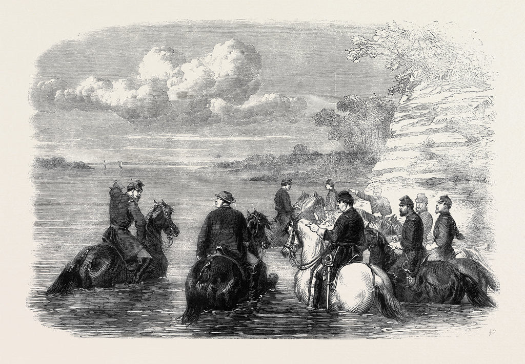Detail of The Civil War in America: My Reconnaissance with General Sickles in the Potomac December 7 1861 by Anonymous