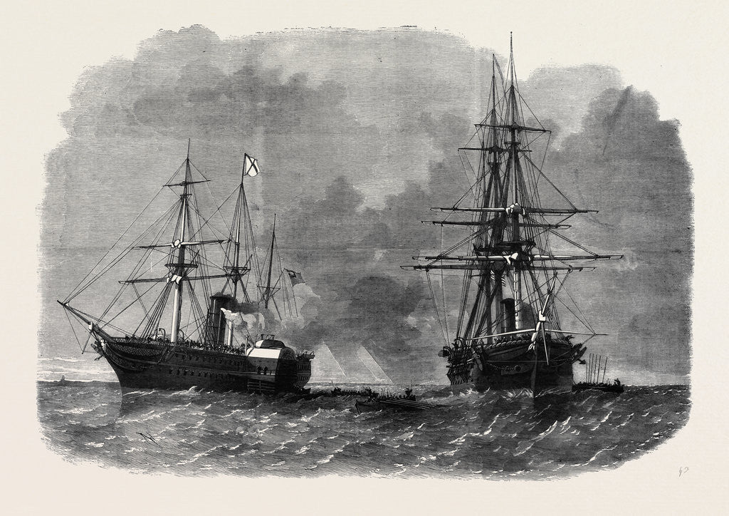 Detail of The Seizure by Captain Wilks of the United States' War Ship San Jacinto by Anonymous