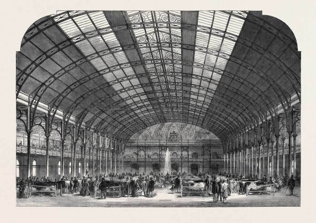 Detail of Interior of the New Agricultural Hall Islington by Anonymous