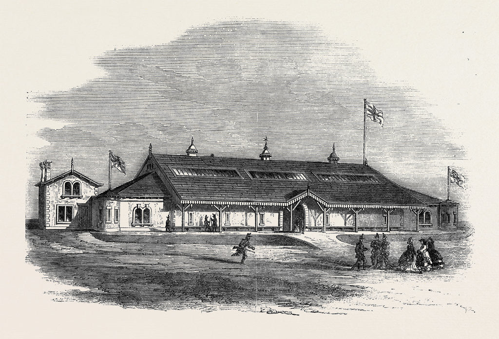 Detail of Armoury and Drillroom at Bradford for the Third West York Rifle Volunteers by Anonymous