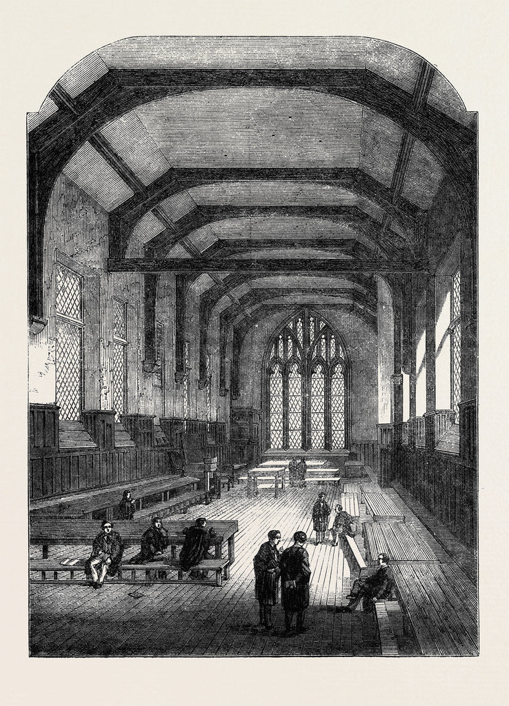 Detail of Shrewsbury Grammar School: The Schoolroom by Anonymous