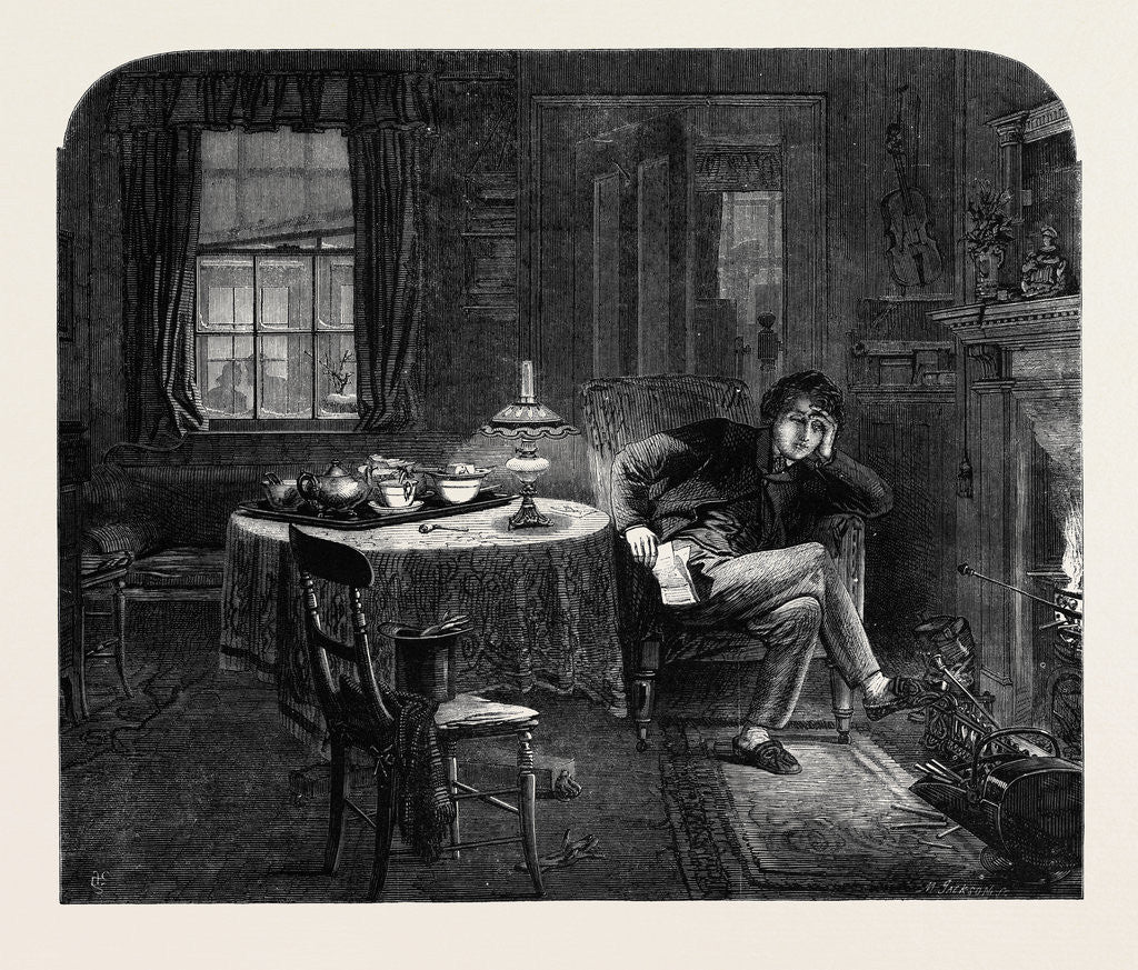 Detail of The First Christmas from Home by Anonymous