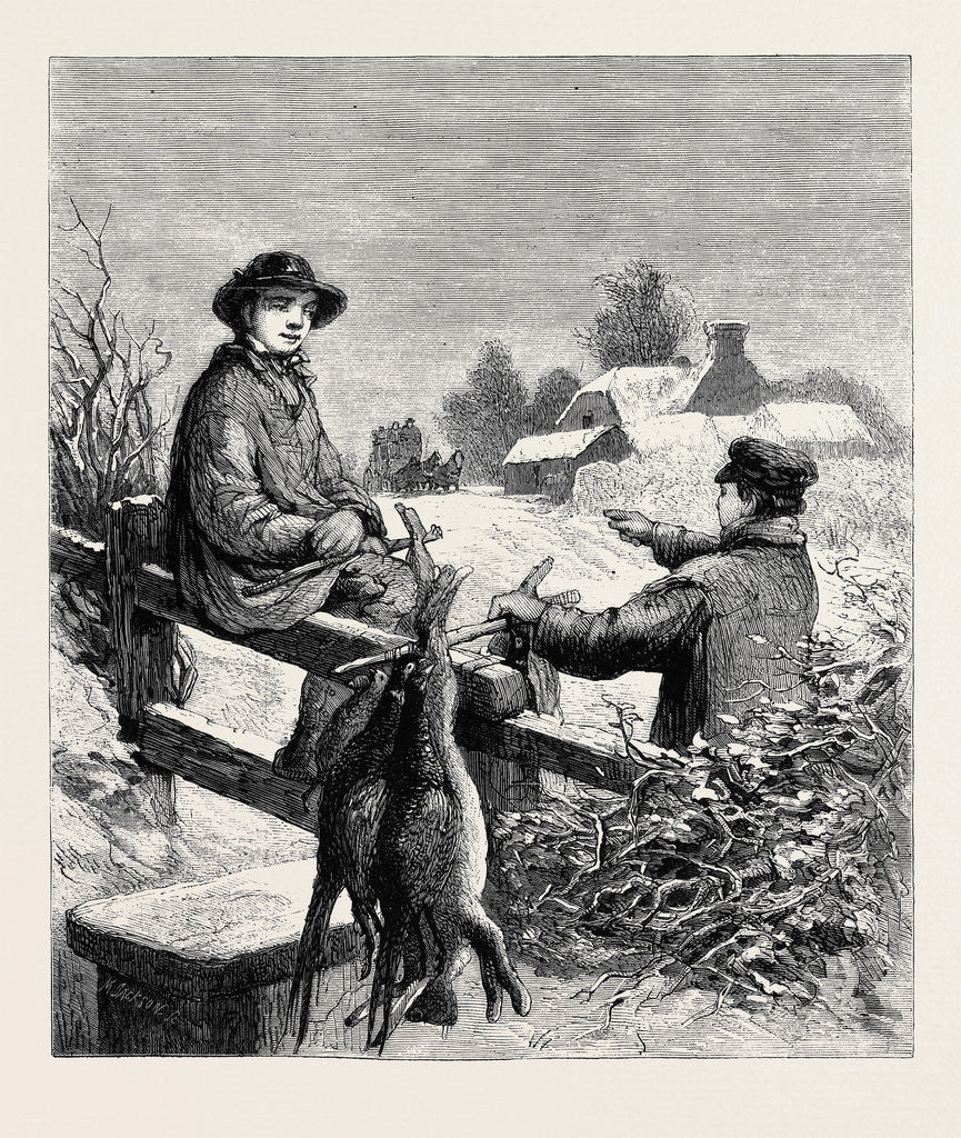 Detail of A Christmas Present Waiting for the Coach by Anonymous