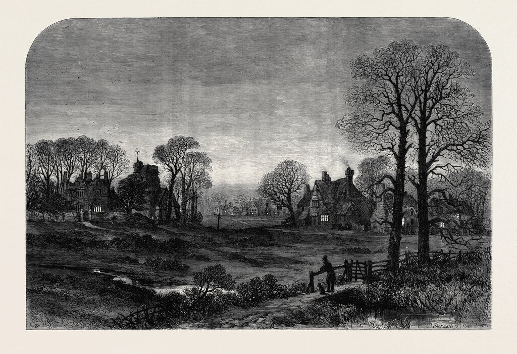 Detail of The Curate of Glevering: Glevering Green by Anonymous