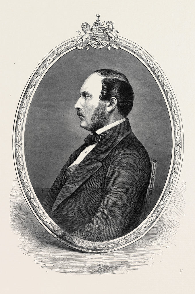 Detail of His Late Royal Highness the Prince Consort from a Photograph Taken Shortly Before His Death by Mayall by Anonymous