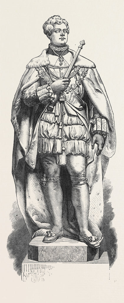 Detail of George IV by Anonymous