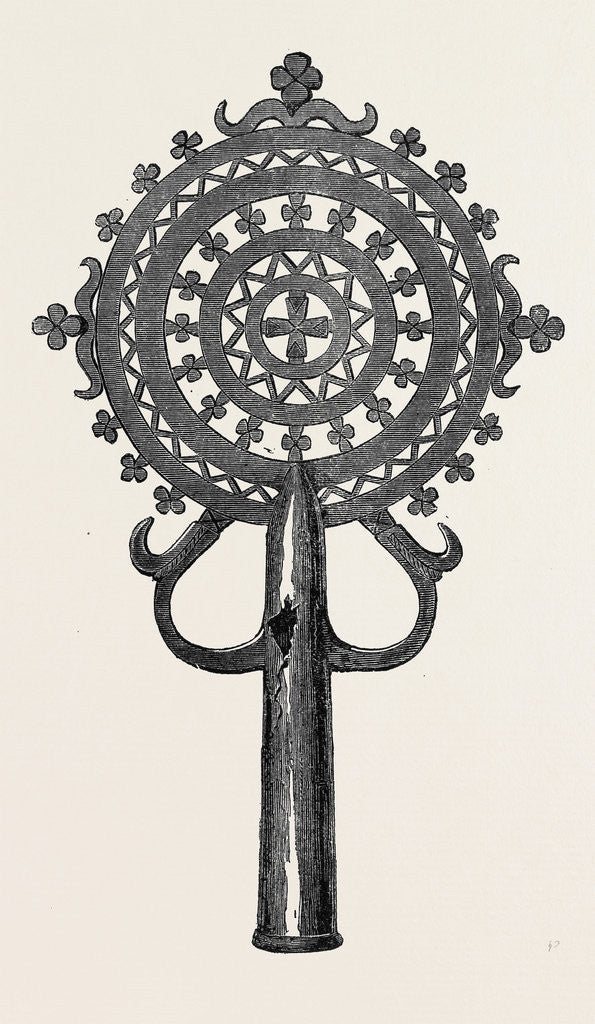Detail of Cross Used in Processions 1868 by Anonymous