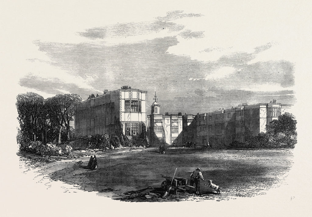Detail of Templenewsam Near Leeds the Residence of H.C. Meynell Ingram Esq. Visited by the Prince of Wales 1868 by Anonymous
