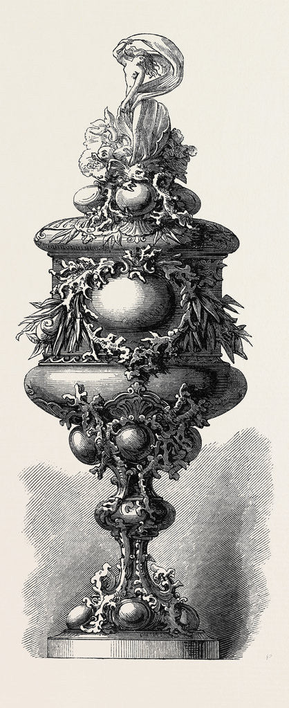 Detail of Cup Sailed for by the Royal Thames Yacht Club 1868 by Anonymous