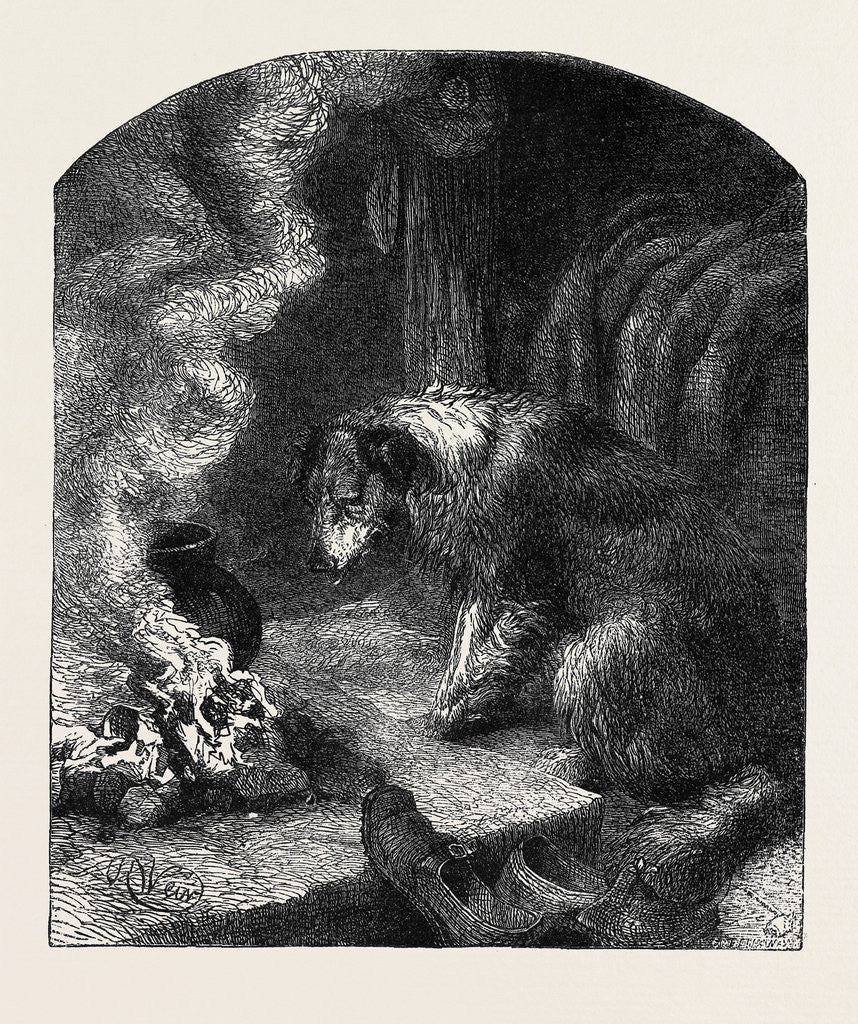 Detail of The Poetry of Nature: The Old Shepherd's Dog by Anonymous
