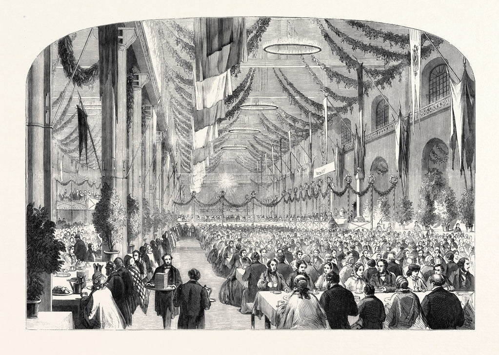 Detail of Monster Festival to Railway Employees at Crewe by Anonymous