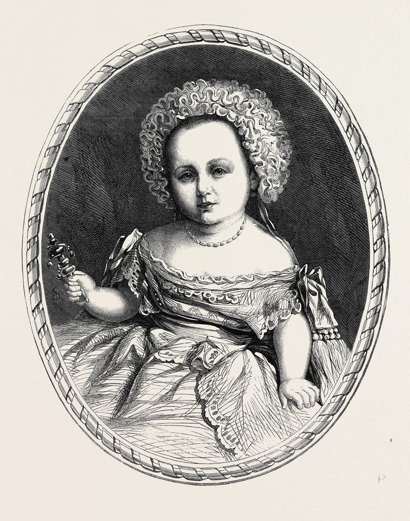 Detail of Prince Frederick William Victor Albert Son of the Prince and Princess of Prussia (Prince and Princess Frederick William) by Anonymous