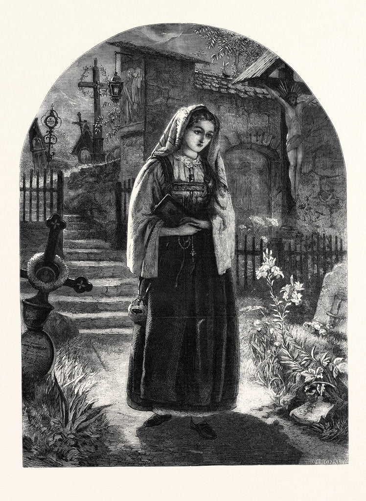 Detail of Teresina, in the Exhibition of the British Institution 1861 by Anonymous