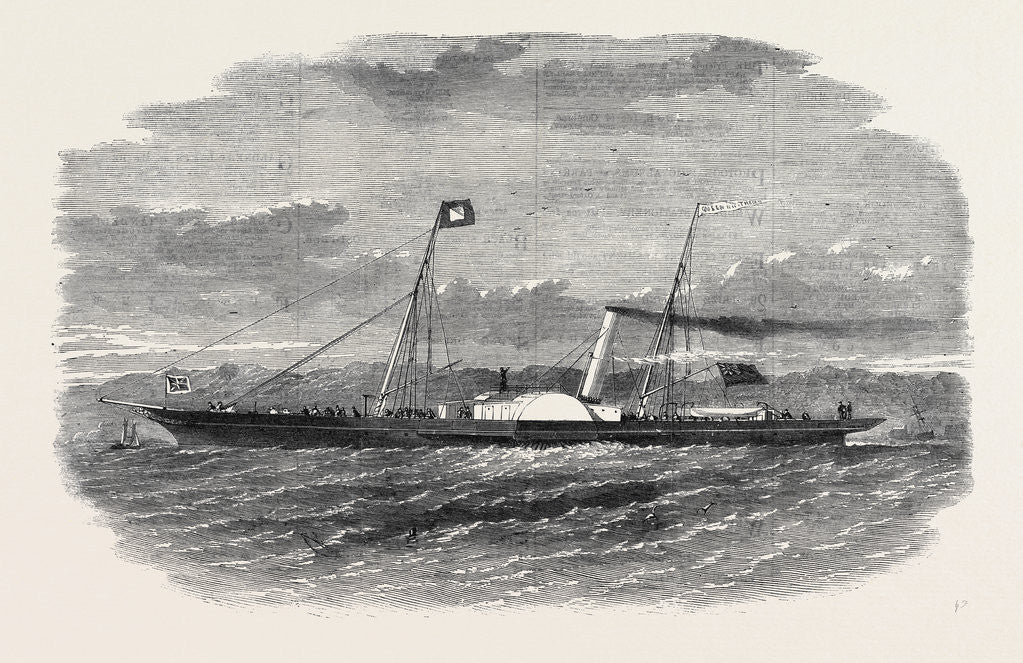 Detail of The London and Ipswich Company's New Packet Queen of the Thames by Anonymous