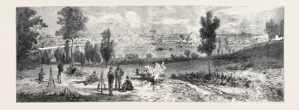 Detail of The Civil War in America: View of Richmond the Capital of Virginia 1861 by Anonymous