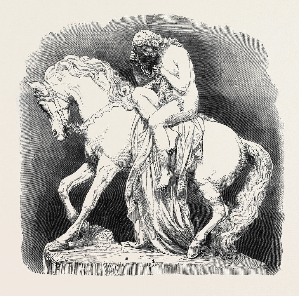 Detail of Lady Godiva (Sculpture), in the Exhibition of the Royal Academy 1861 by Anonymous