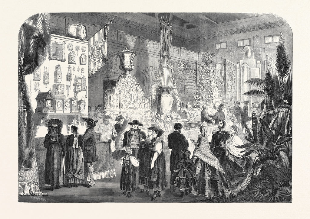 Detail of Industrial Exhibition in the Black Forest Germany 1861 by Anonymous