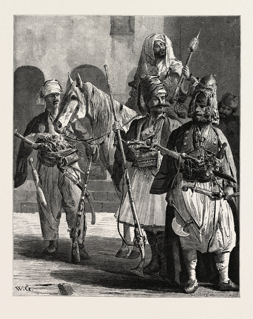 Detail of Albanian Mercenaries by Anonymous