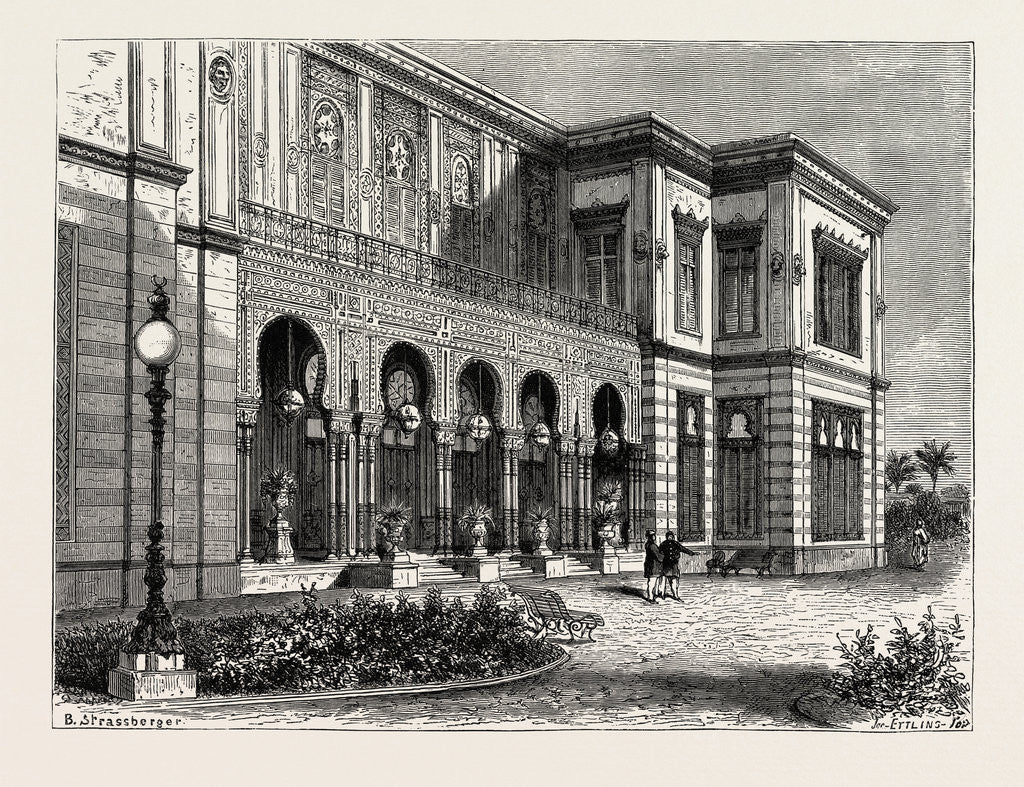 Detail of Chateau of Ghezeereh by Anonymous