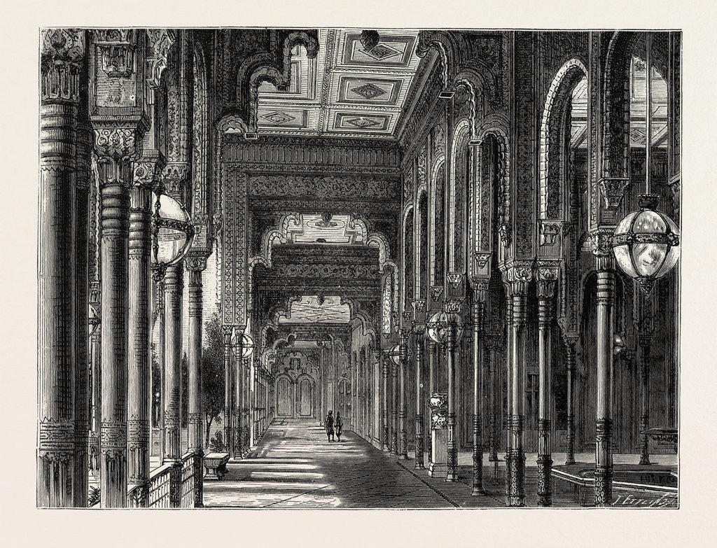 Detail of Kiosk in the Chateau of Ghezeereh by Anonymous