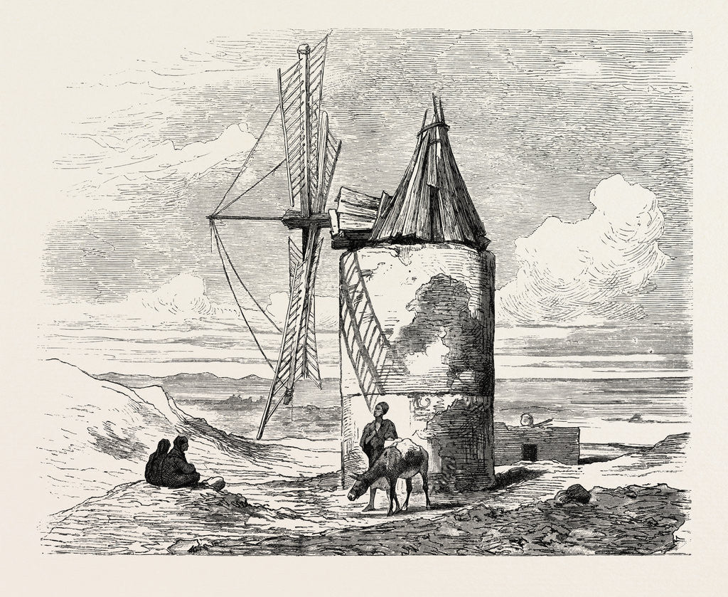 Detail of Windmill Near Cairo by Anonymous